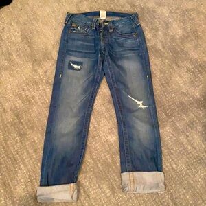 Size 24 true religion jeans. Rugged look
